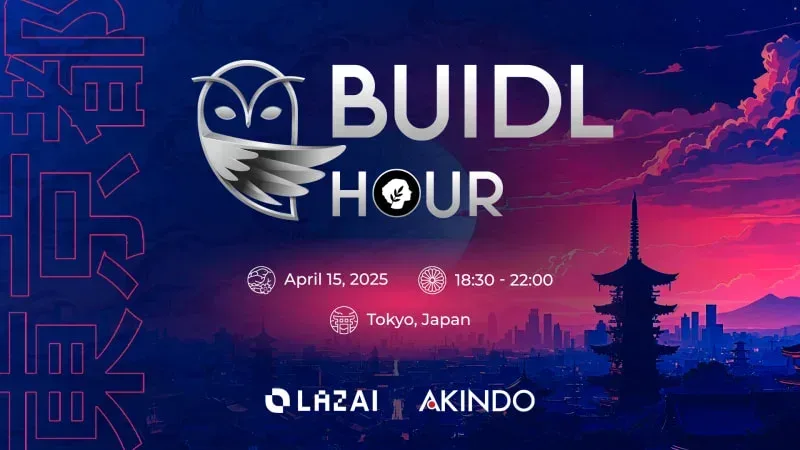 2025年4月15日に東京で開催されたMetis BUIDL Hourの告知画像